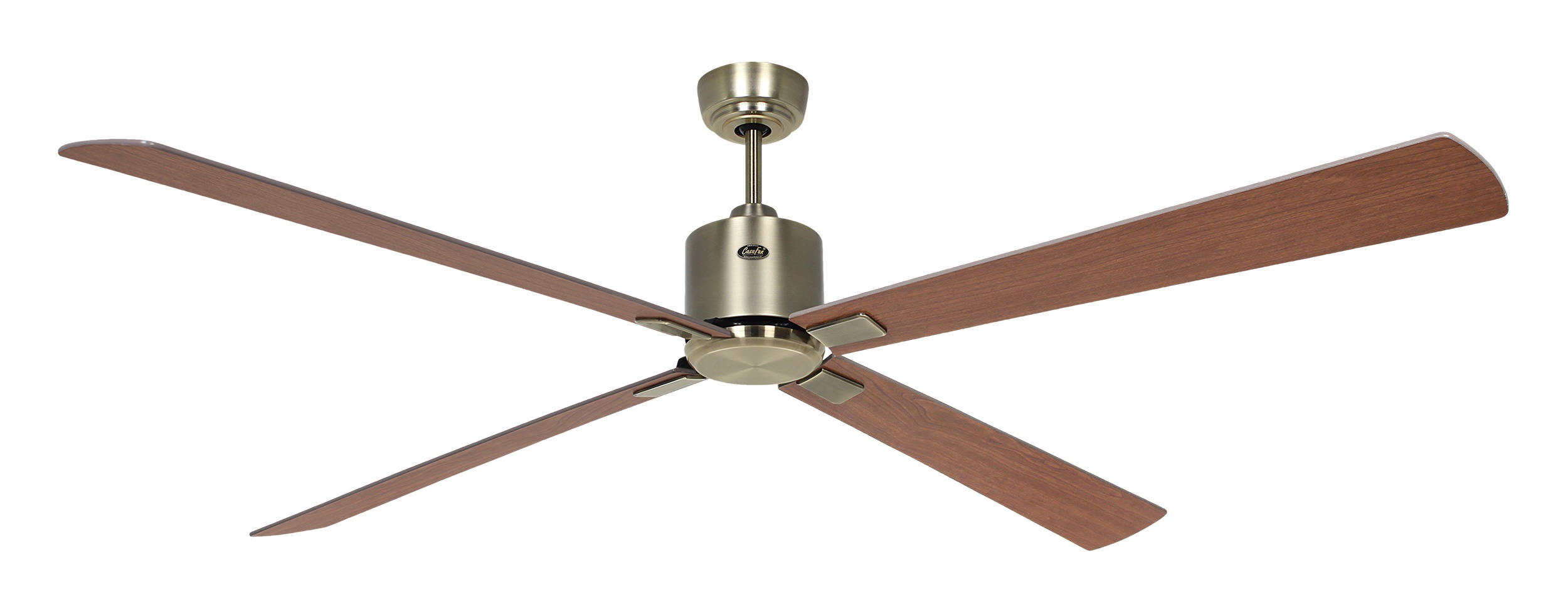 CasaFan Deckenventilator Eco Neo III 180 MA-NB/KI Messing antik - Nussbaum/Kirsche Wifi/WLAN