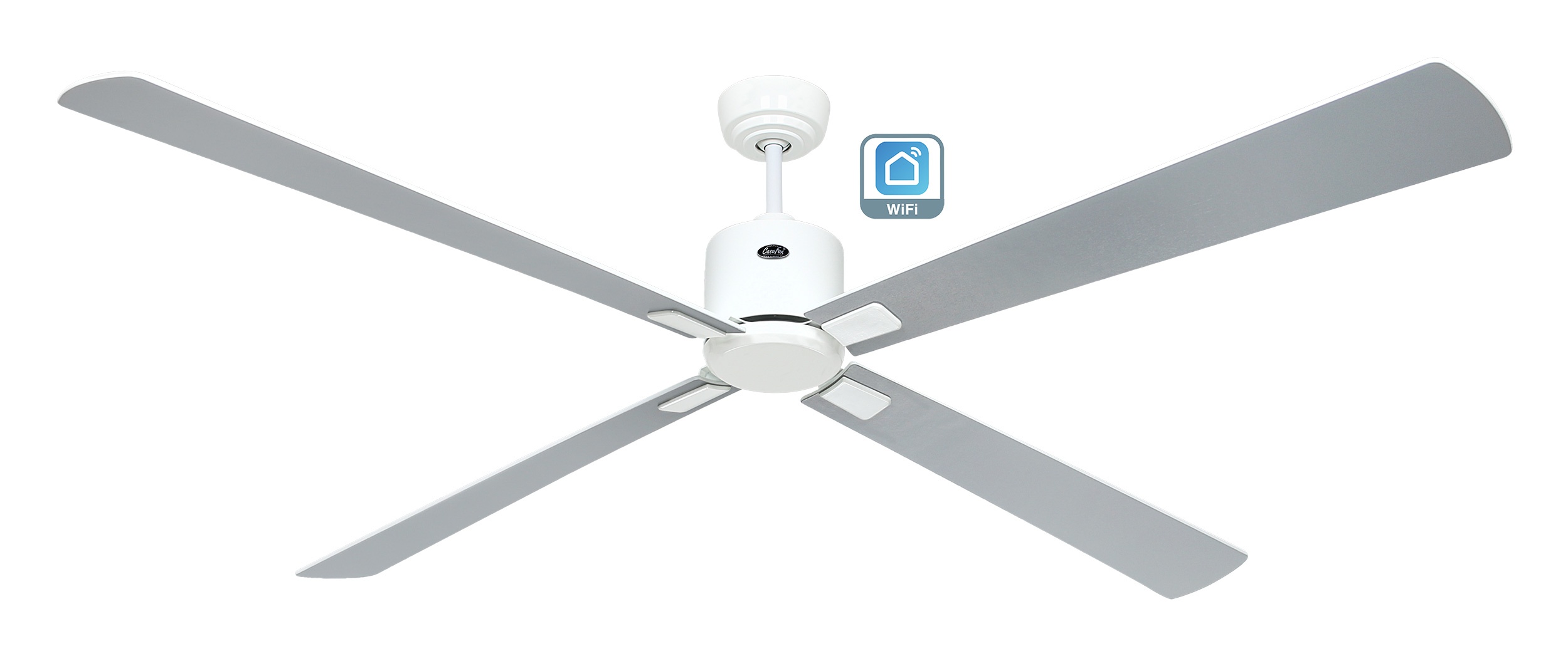 CasaFan Deckenventilator Eco Neo III 180 WE-WE/LG weiß - weiß/lichtgrau Wifi/WLAN