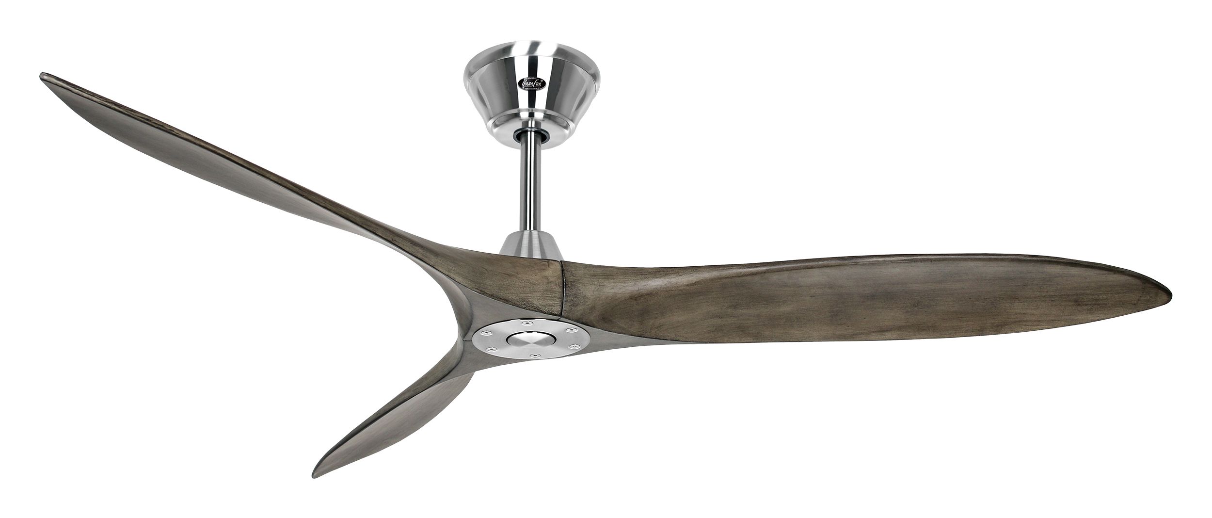 CasaFan Deckenventilator Eco Airscrew 152 BN-GW Chrom gebürstet - grey washed