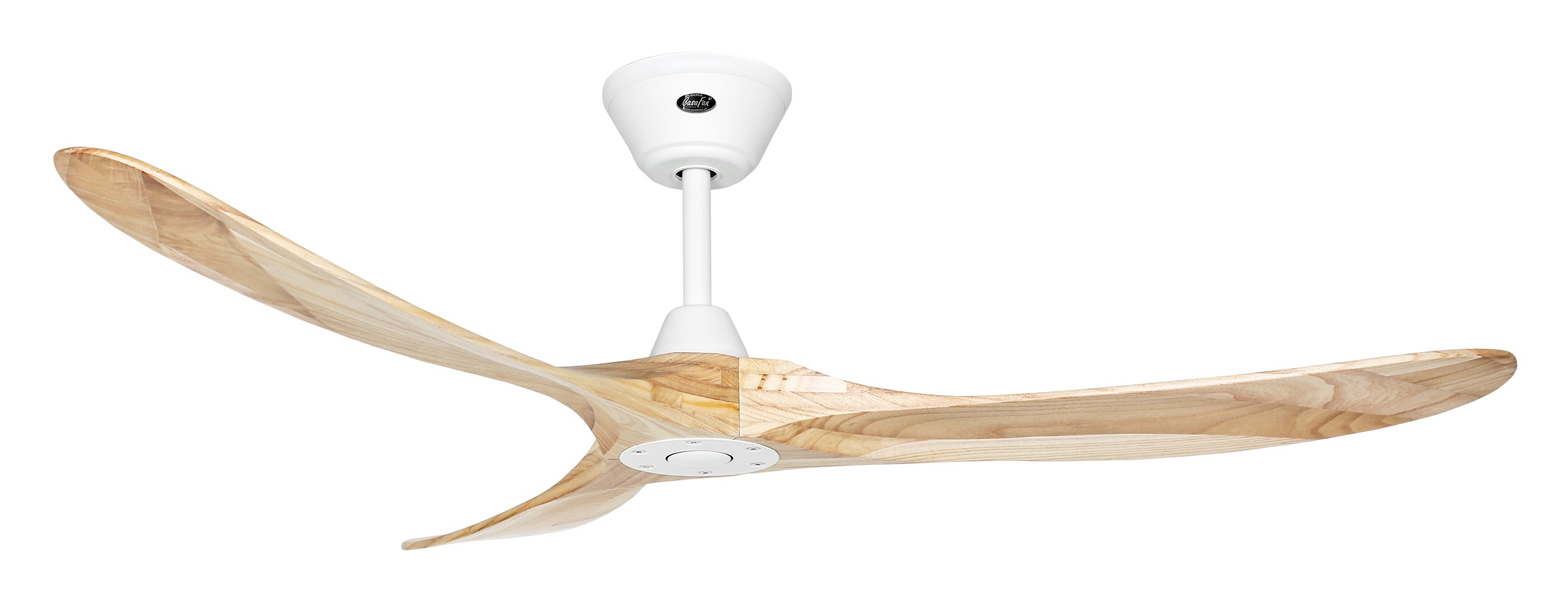 CasaFan Deckenventilator Eco Genuino 152 MW-NT Weiß - Holz natur