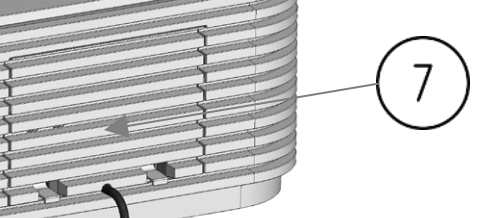 Venta Blende LW 73/74 weiß für nachrüstbares WiFi/WLAN Modul