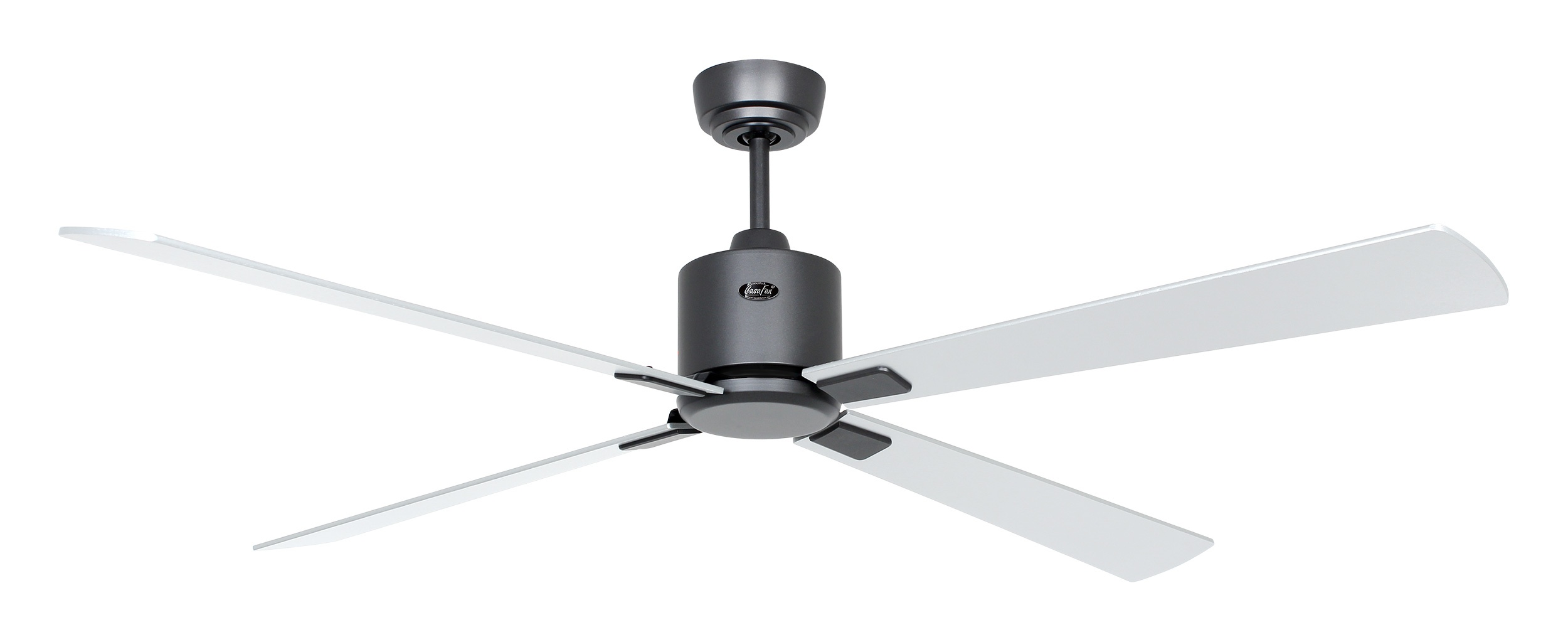 CasaFan Deckenventilator Eco Neo III 152 BG-WN/SI basaltgrau - Wenge/silber Wifi/WLAN