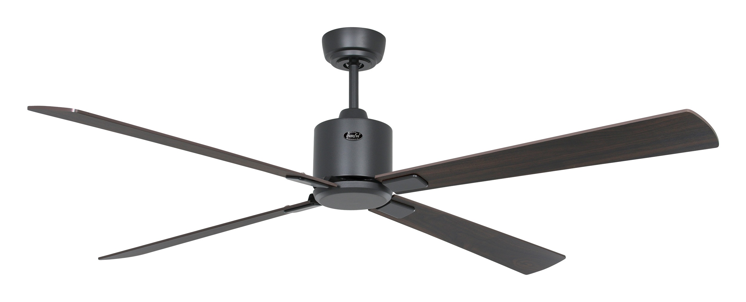 CasaFan Deckenventilator Eco Neo III 152 BG-NB/KI basaltgrau - Nussbaum/Kirsche Wifi/WLAN